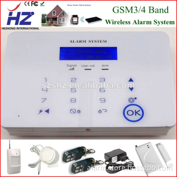 easy operation smart remote control anti-theft security GSM alarm